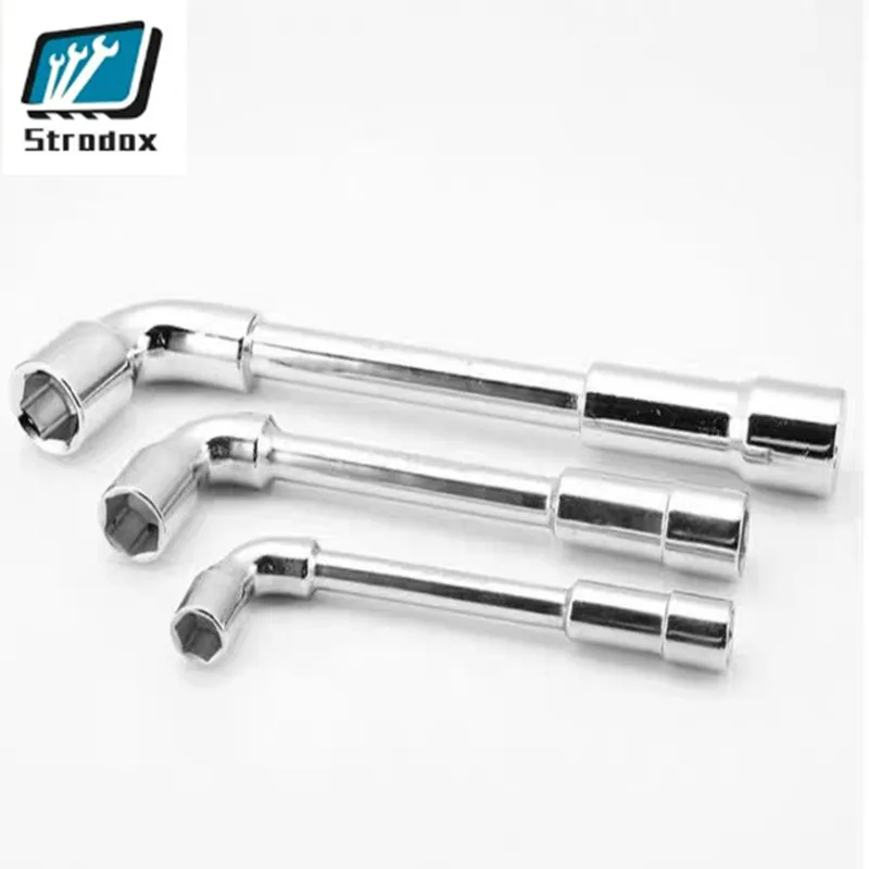 

3 Packs 15MM~20MM Pipe Socket Wrench Chrome Vanadium Steel Material Hexagonal Elbow L-shaped Outer Hexagonal Tool