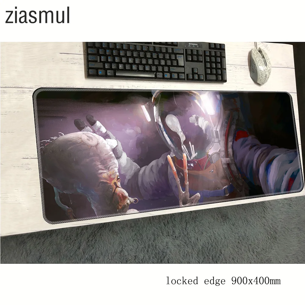 الخيال العلمي رائد الفضاء ماوس الوسادات 900x400x3 مللي متر الوسادة إلى الماوس الكمبيوتر المحمول ماوس الوسادة الألعاب بادماوس ألعاب الكمبيوتر المحمول لوحة المفاتيح الماوس حصيرة