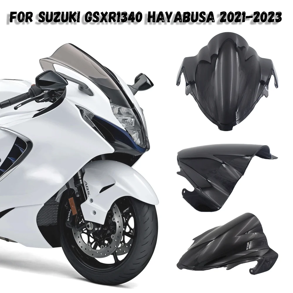 

Motorcycle Parts Windscreen Windshield For Suzuki GSXR1340 Hayabusa 2021-2023 Wind Deflectors GSX-R1340 Hayabusa 21-23