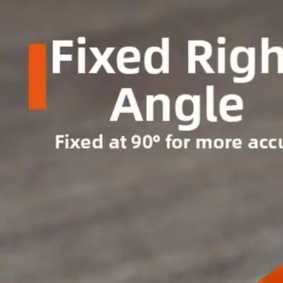 Aluminum 90 Degree Positioning Guide with Dual Magnets for Reliable Right Angle Saw Cuts in Various Wood Types