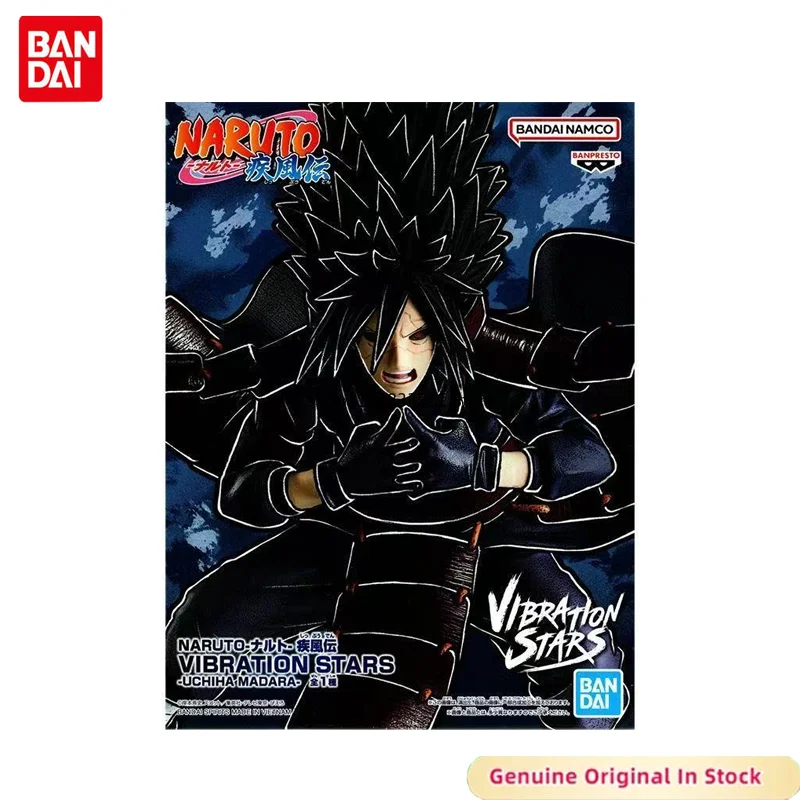 

BANDAI Original Anime NARUTO VIBRATION STARS Uchiha Madara Character Action Model Desktop Ornaments Hobbies Collectible