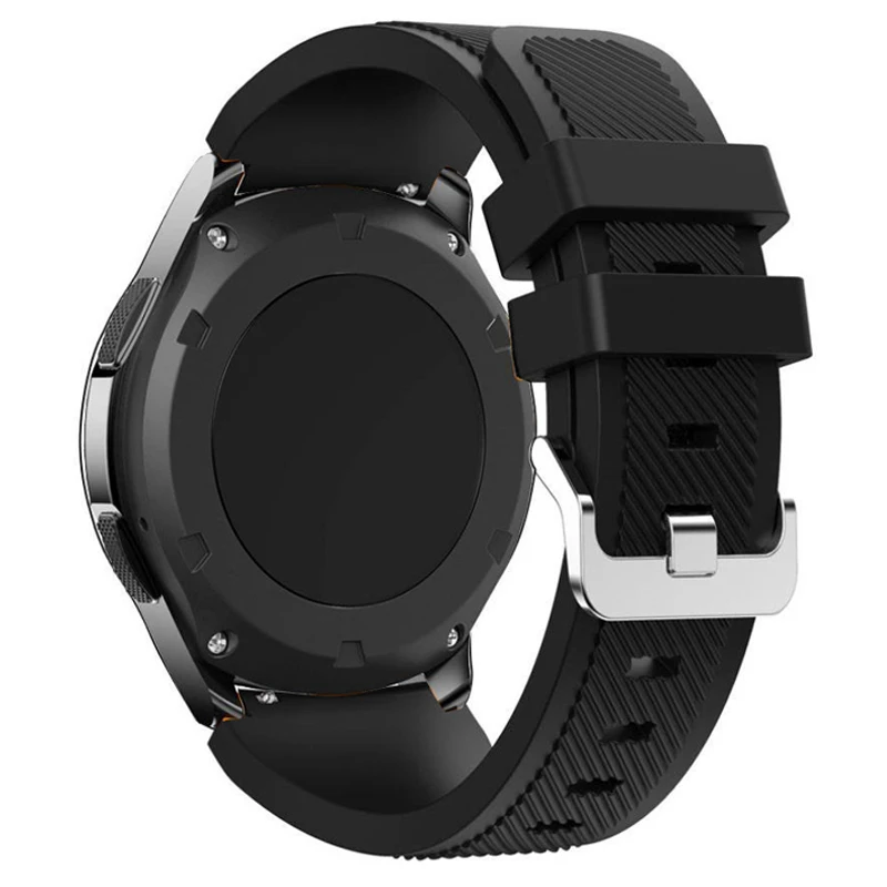 20mm 22mm Strap For Samsung Galaxy watch 4/5 pro/classic/gear s3/active 2 Sport Silicone correa bracelet Huawei GT 2 2e 3 band
