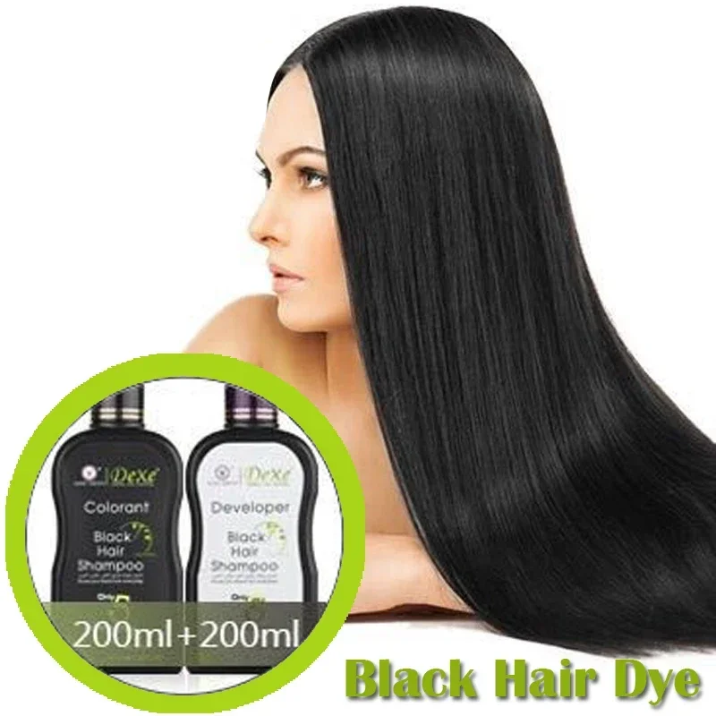 Organic Natural Fast Hair Dye Only 5 Minutes Noni Plant Essence Black Hair Color Dye Shampoo For Cover Gray White Hair