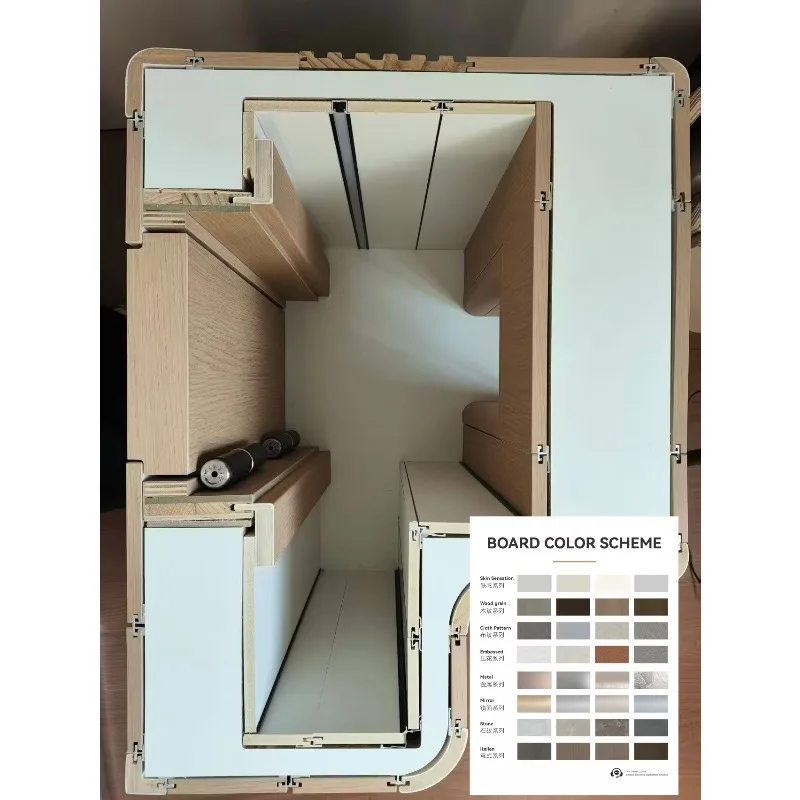 Whole house custom plate sample model waterproof multi-shape display set is suitable for bathroom, gym, home