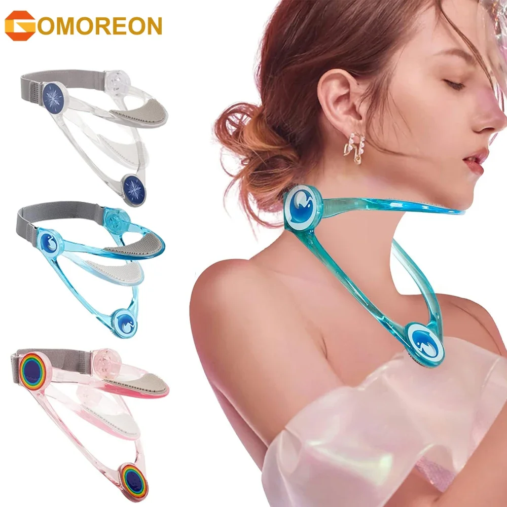 Adjustable Neck Brace, Neck Stretcher Exerciser Cervical, Neck Traction Device, Correction for Spine Pressure Neck-Pain Relief