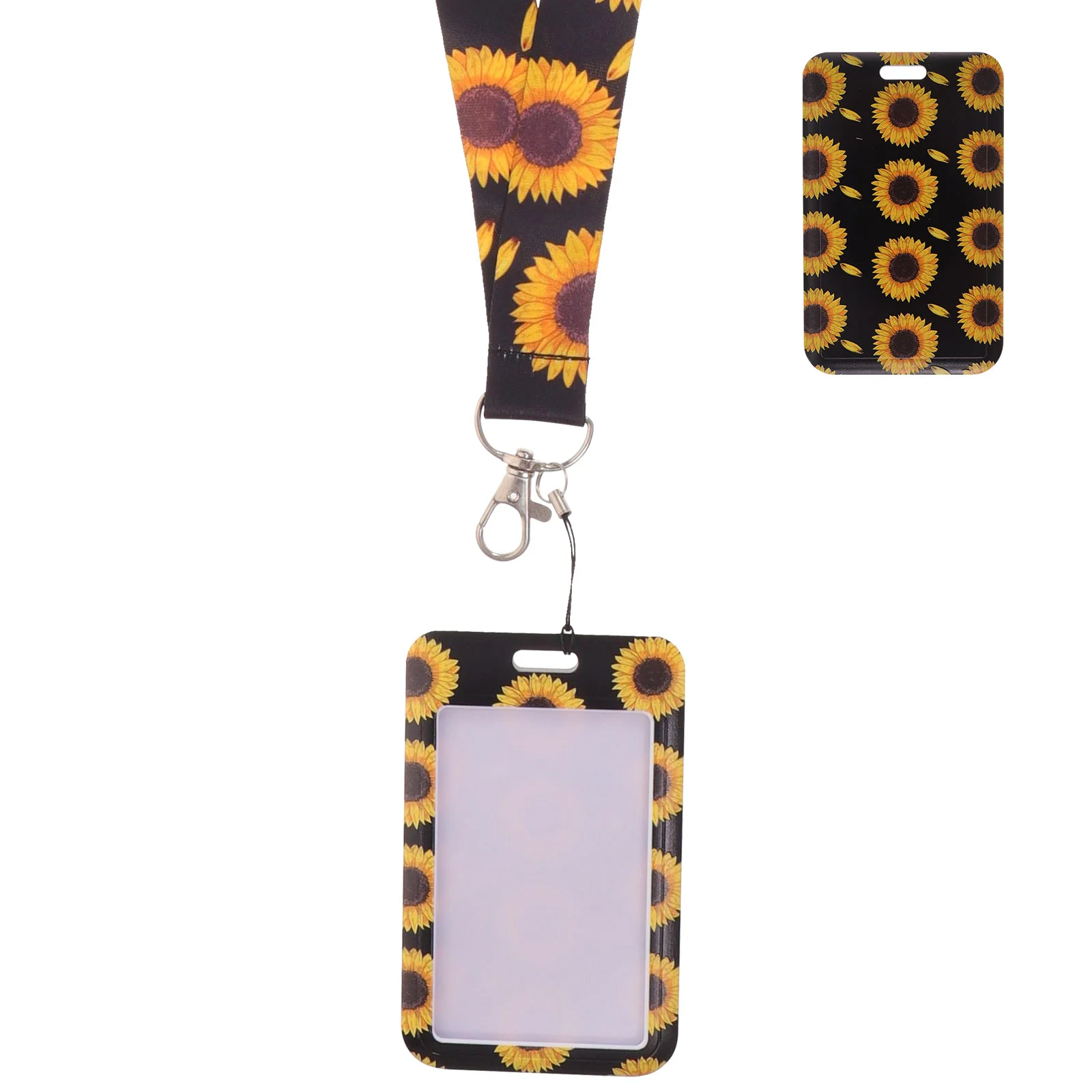 

Bus Card with Lanyard Credit Holder and Work Key Multi-functional Badge Anti-scratch Case Polyester Anti-lost ID Premium