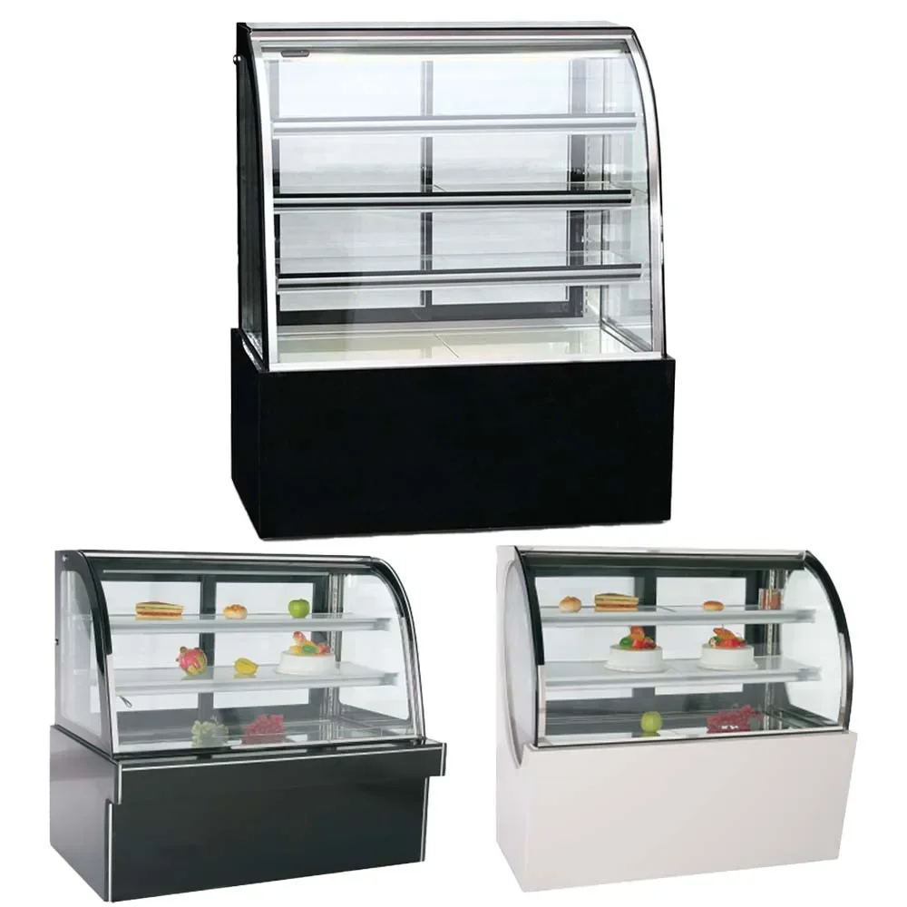 Commercial Cake Refrigerator Supermarket Shop Showcase Cabinet Cake Display