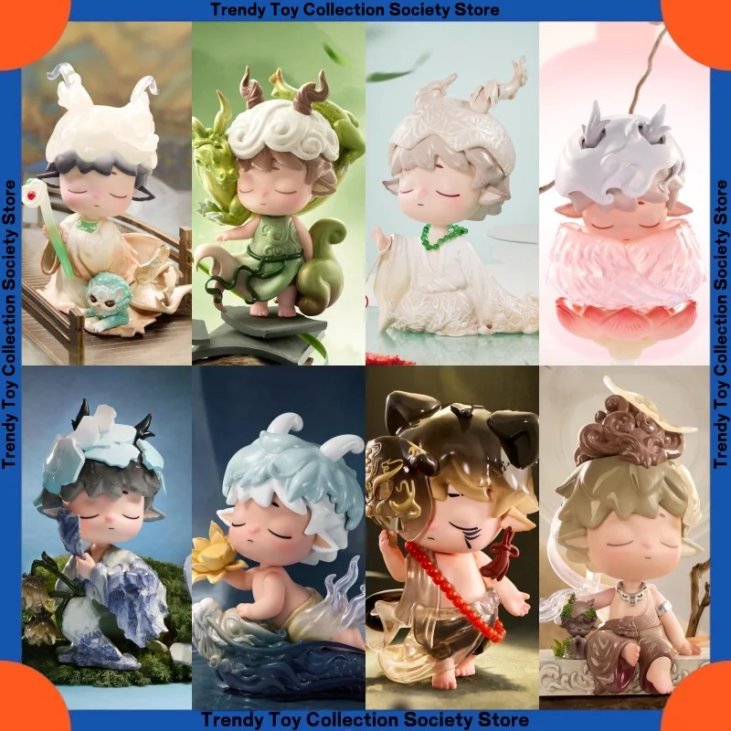 Новый продукт в наличии Мими Гора и Река Слушайте звук возврата Слепая коробка Новые декоративные предметы Модные игрушки Статуэтки