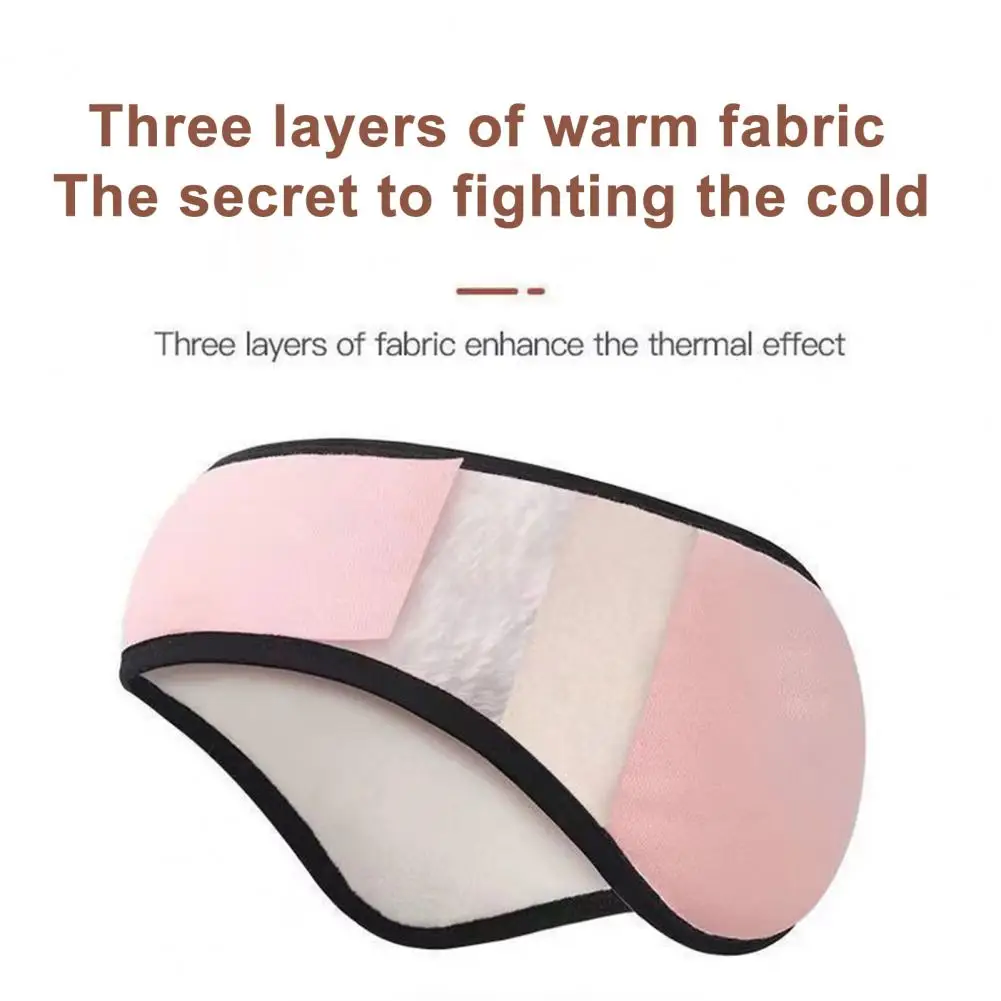 เครื่องอุ่นหูแถบคาดศีรษะ Soundproof Sleep Ear Wrap สําหรับผู้ชายผู้หญิงฤดูหนาวขนแกะ Earmuff สําหรับสภาพอากาศหนาวเย็นวิ่งขี่จักรยานเล่นสกี