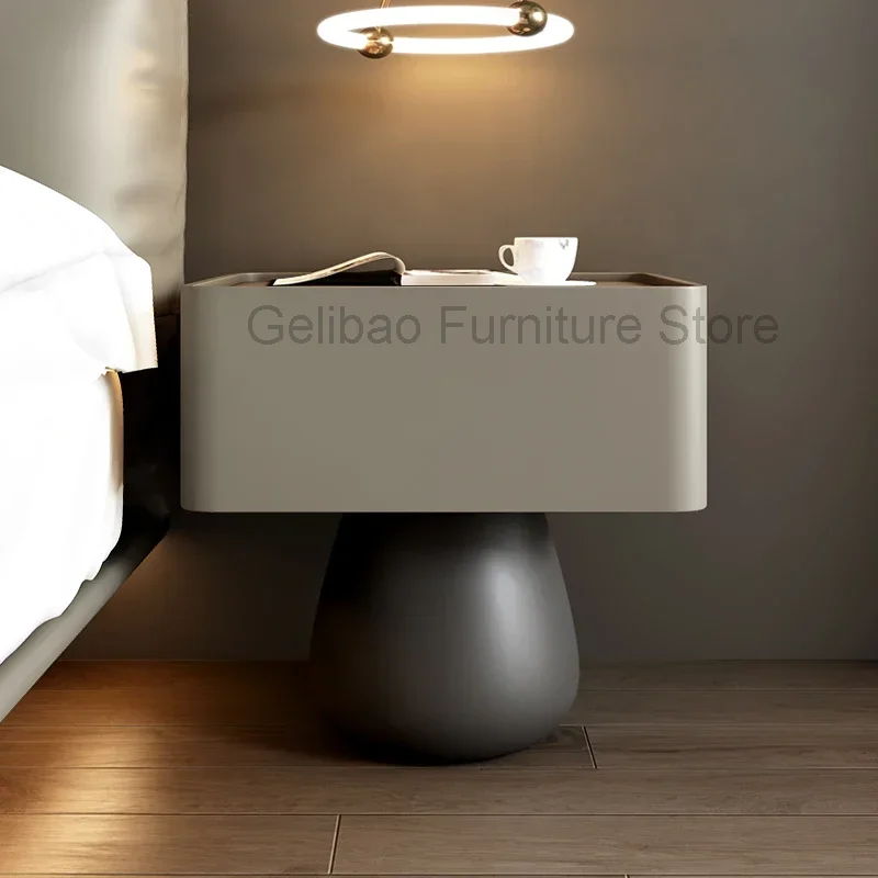 

Storage Nordic Bedside Table Luxury Living Room Modern Nightstand Organizer Comfortable Cute Mesitas De Noche Unique Furniture