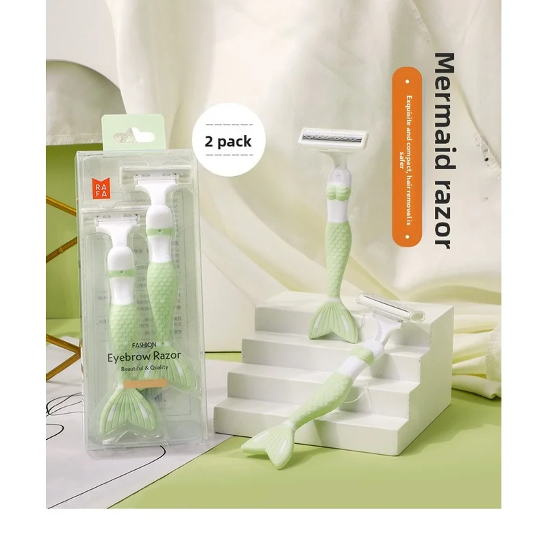 Mermaid3Layer blade razor, underarm shaver, sharp stainless steel razor for women