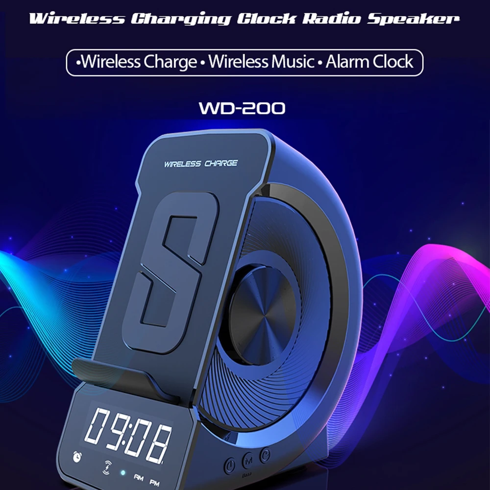 

Portable Bluetooth Speaker,Smart Sound Box for TV,PC,Gamer with FM Radio Receiver, Wireless Charger,USB Mini Speaker, Home Theat
