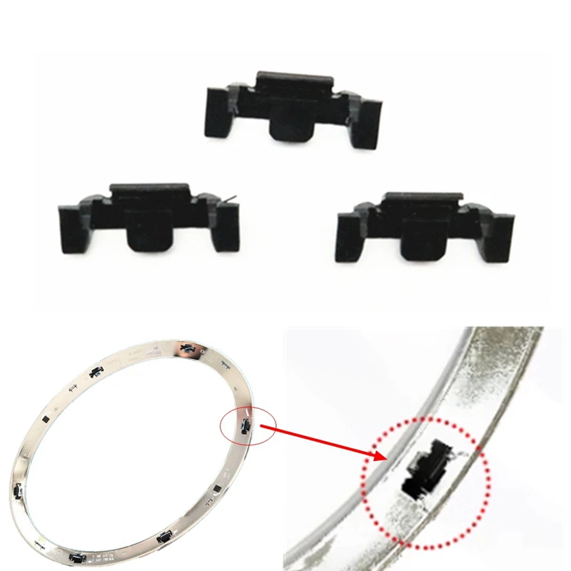 For BMW Mini Cooper R55 R56 R60 F55 F56 2007-2018 Headlamp Headlight Plating Frame Fixed Clip Buckle Holder 51132752145