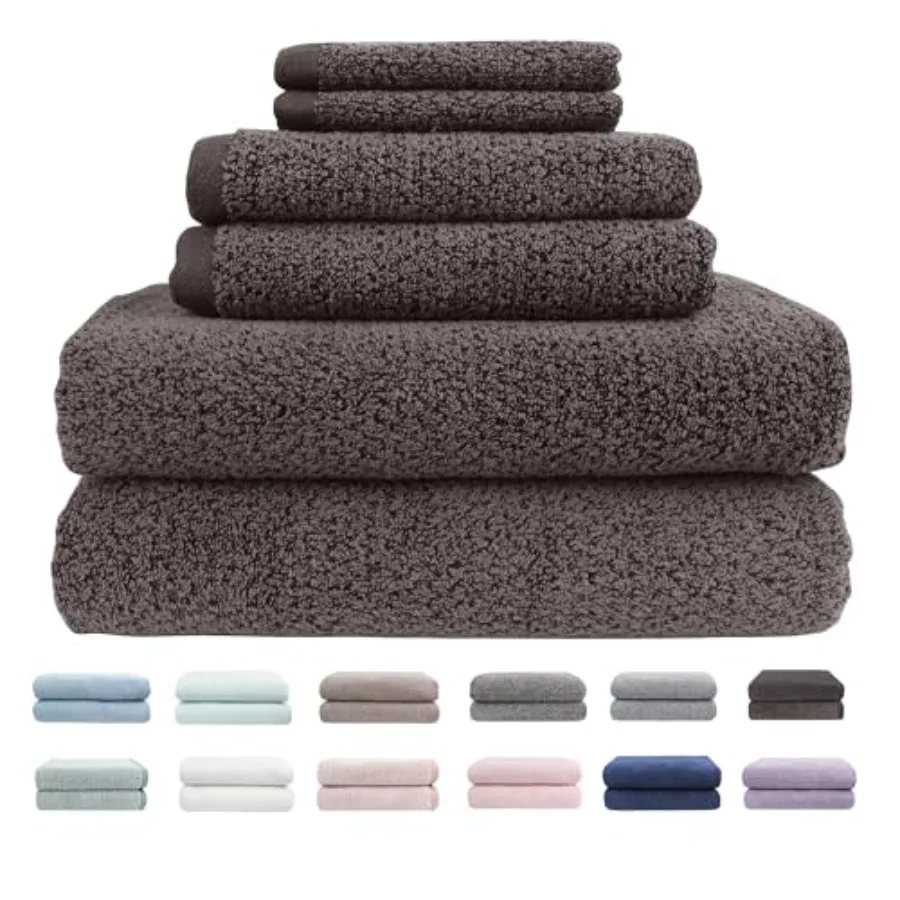 

Bathroom use, cotton blend, charcoal, diamond jacquard texture with luxury softness and high absorbency for quick-dry performan