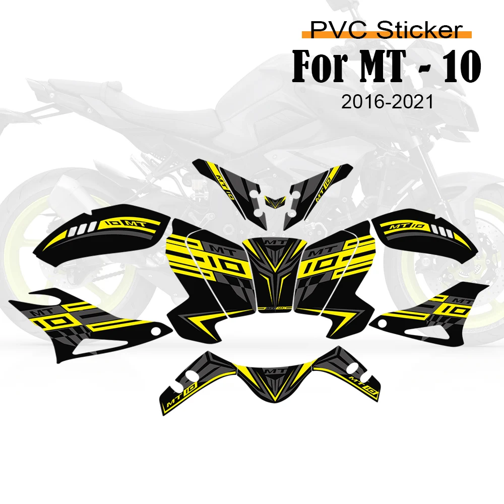 

For Yamaha MT10 MT-10 MT 10 FZ Motorcycle Accessories Knee Stickers Fuel Tank Pad Paint Protector Fairing Decal 2016 - 2021