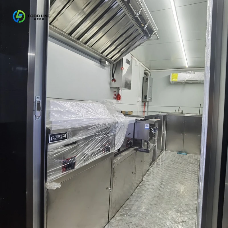 Restaurant Coffee Hot Dog Ice Cream Mobile Kitchen Fast Food Vending Fast Truck Food Trailer Mobile Food Truck FL Customized