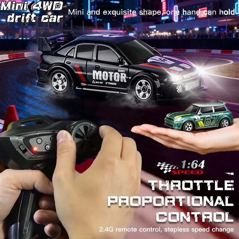 

KF33 1:64 2,4G 4WD RC Гоночный автомобиль Полные пропорции Настольные соревнования Электронное позиционирование Дрифт Автомобиль с дистанционным управлением Игрушечные подарки