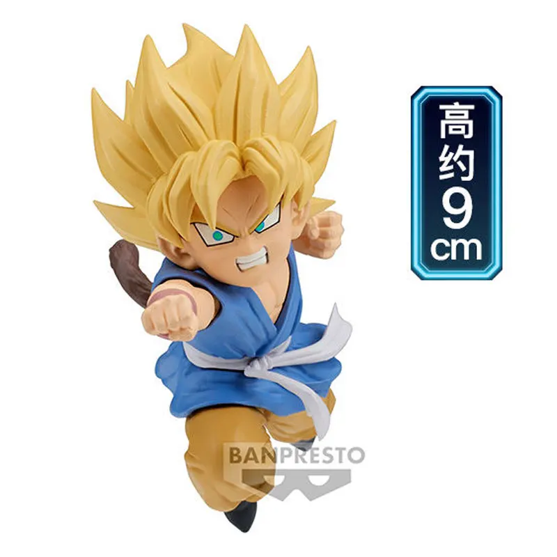 Bandai DRAGON BALL GT Competitor Son Goku SUPER 17 Anime Figure Model Collection Ornaments Genuine Gifts Toys in Shelf