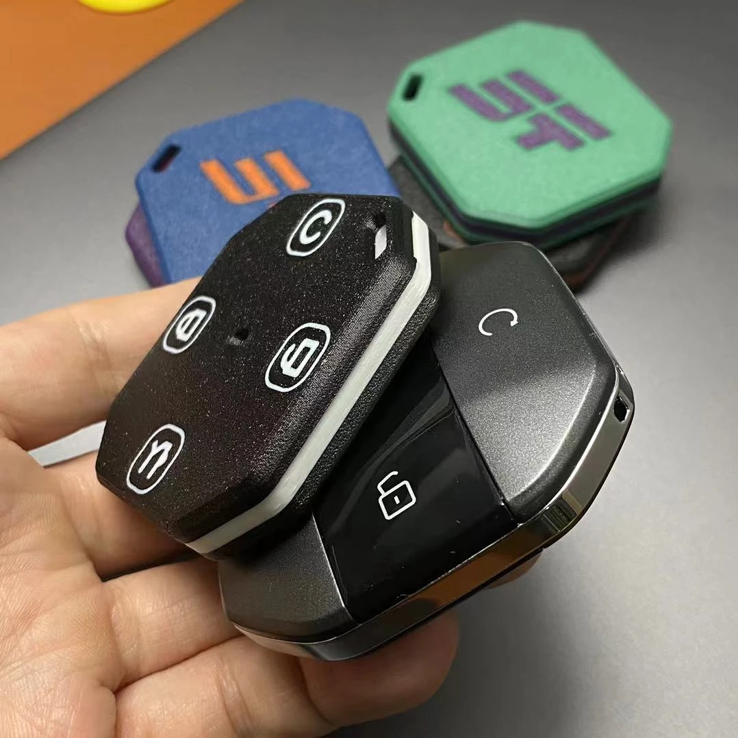 Car Key Fob Shell Cover Modified 4-Button Case Protector for Jetour Traveler Freelander Shanhai T2 2025 2026 DCT XWD Accessories