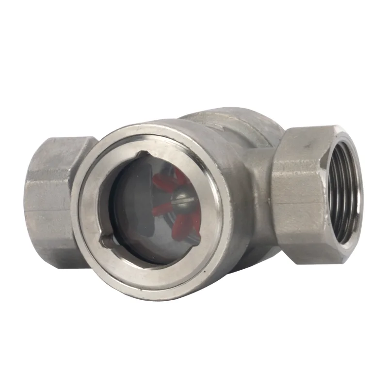 

Прицельное стекло из нержавеющей стали 304 со сквозной крыльчаткой SG-YL11-21 Индикатор потока воды Стекло наблюдения