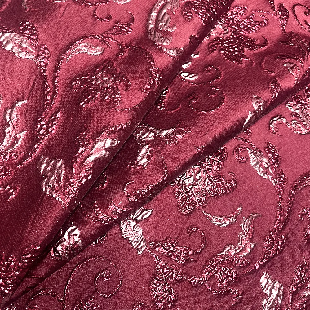 Brocade Jacquard Lace Fabric for Wedding Dresses