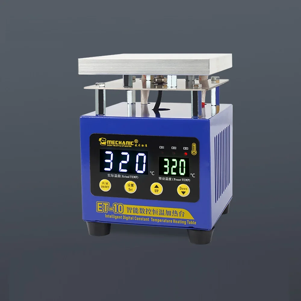 MECHANIC Heating Table Intelligent Digital Constant Temperature For Middle Frame Removing BGA Reballing PCB Preheating Platform