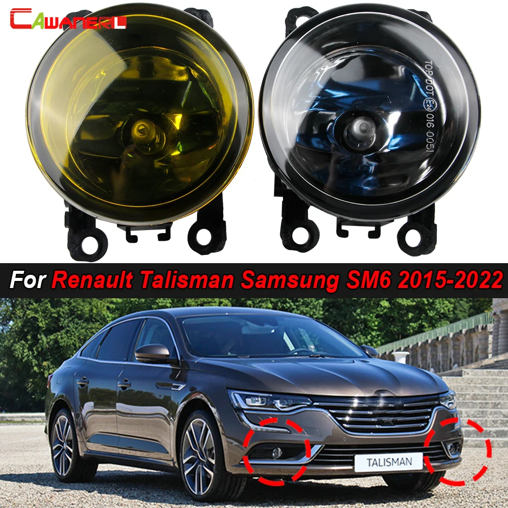 2個の車用フロントフォグランプ-55w-100w-h11ハロゲンledバルブ-ルノー-タリスマン-サムスン-sm6-2015-2016-2017-2018-2019-2020-2021-2022用
