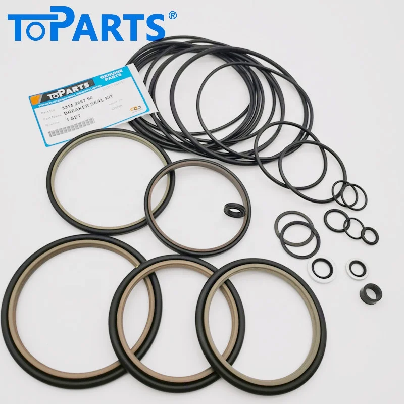 For 3315268790 Atlas Copco Sb450 Hydraulic Breaker Repair Seal Kit Hammer Seal 3315 2687 90 Excavator