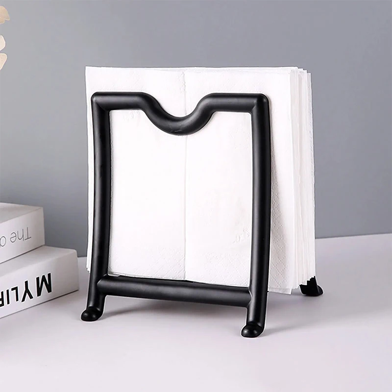 Kitchen Retractable Vertical Storage Rack Paper Towel Napkin Holder Pot Lid Storage Rack Toilet Storage Accessories