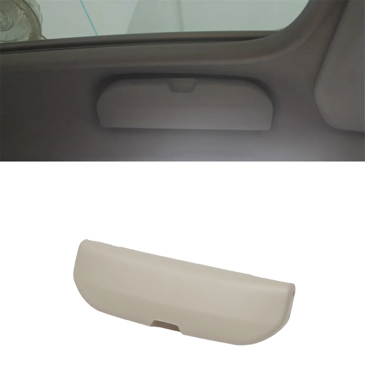 Car Sunglasses Holder Glasses Case Protective Box 96771412DS 96771412PR for C4 308S 4008 5008 Beige