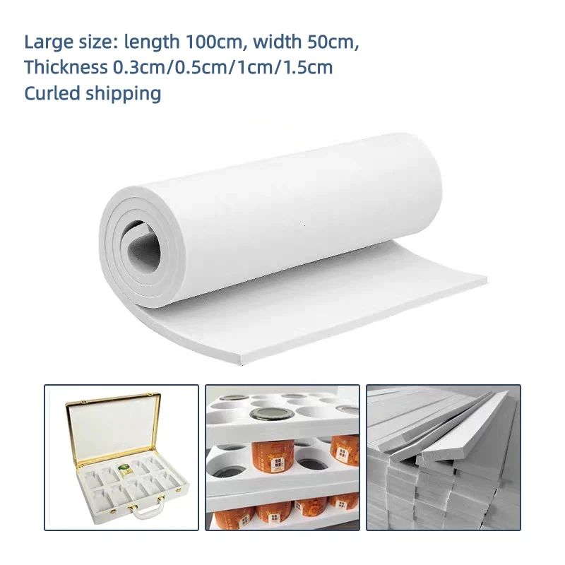 Various Hardness EVA Foam Sheet Soft Hard EVA Rubber Board Shock Absorption Noise Reduction Foam DIY Model Making Material