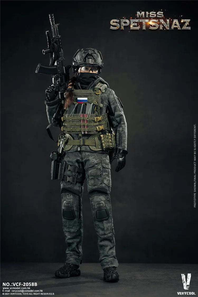 VERYCOOL VCF-2058 B 1/6 MCB Russian Special Warfare Female Soldier Full Set 12'' Action Figure In Stock