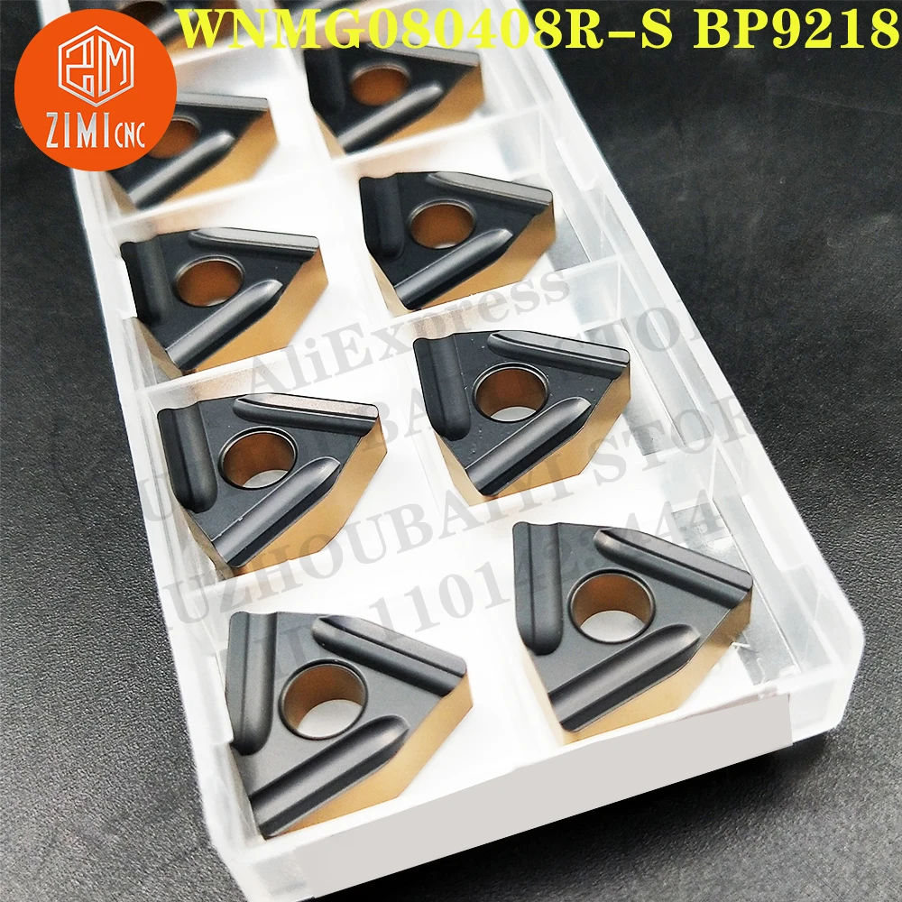 WNMG080408R-S BP9218 WNMG080408R-S Inserti in carburo Inserti per tornitura Utensili da taglio CNC tornio per metalli meccanico Lame per tornio da taglio