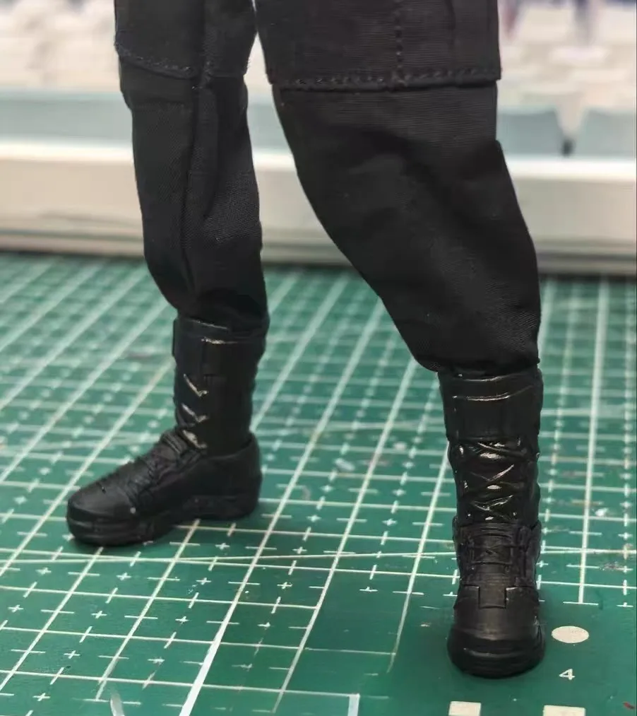 1/12 Scale Soldier Tactical Boots Model for 6'' vtoys No.1