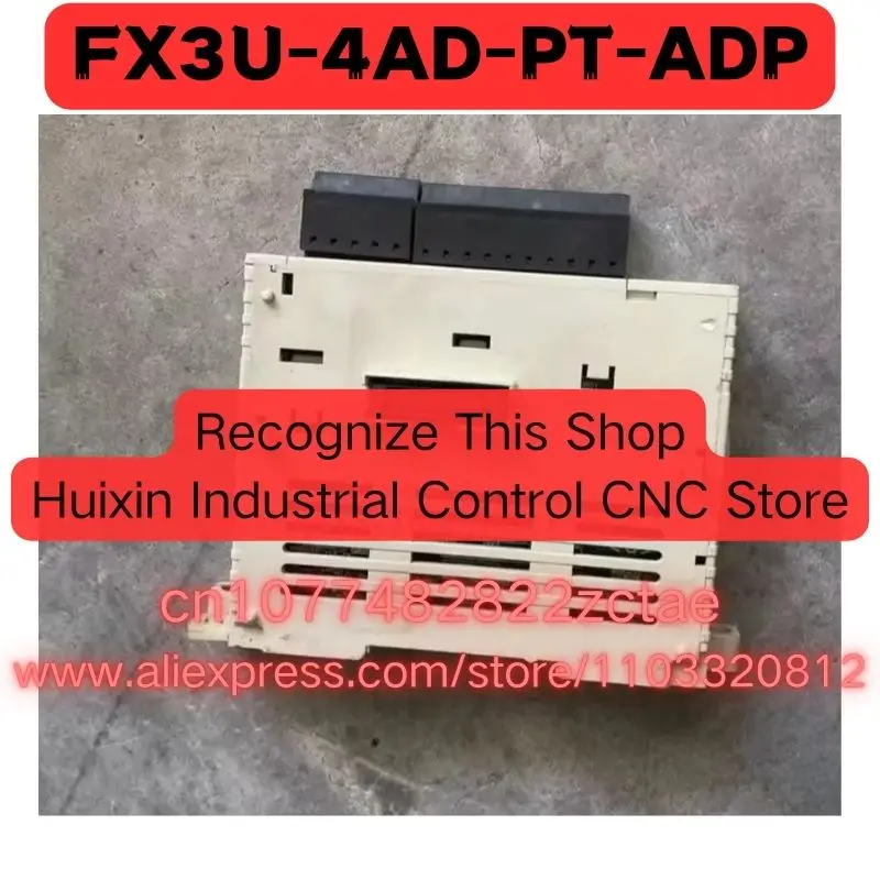 Latest Quotation Second-hand PLC Module FX3U-4AD-PT-ADP FX3U 4AD PT ADP Normal Function Tested OK