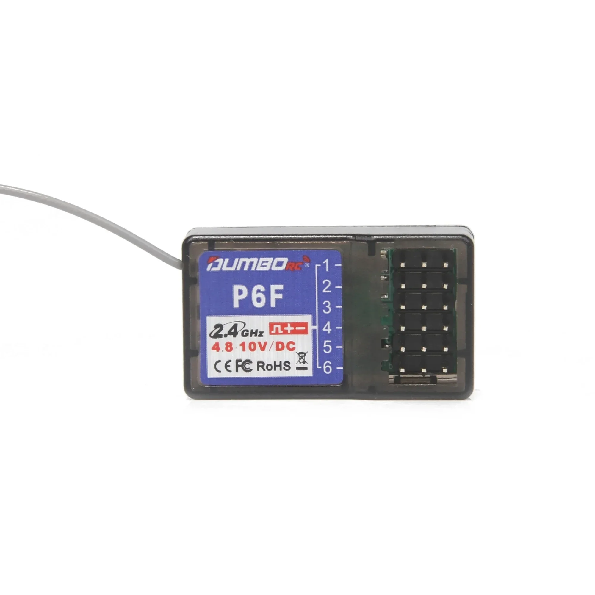 DUMBORC 2.4G Receiver P6F P6FG X6DC X6DCG 6CH Radio Remote