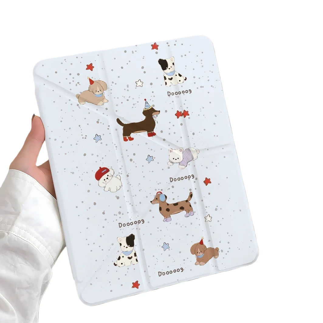 

Puppy Dog Pen Slot Tablet Case For Mini 7 6 iPad Pro 2024 2022 2021 2020 2019 2018 2017 11 10 9 8 7 6 5 Air7 6 5 4 3 2 1 Cover