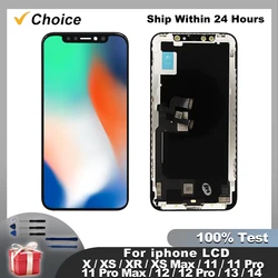 Incell OLED For iPhone X XS XR XS MAX 11 11 Pro 12 Pro LCD Display 3D Touch Screen Digitizer For iPhone 12 12 Mini 13 14 LCD