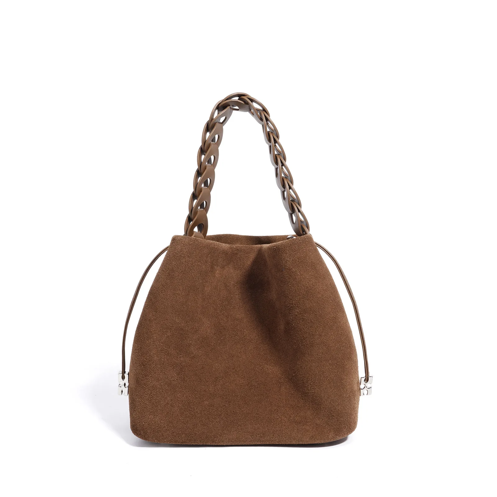 

New Women's Bag Genuine Cowhide Leather Vintage Niche Design Versatile Stylish Handbag Top-Handle Shoulder Crossbody for Commute