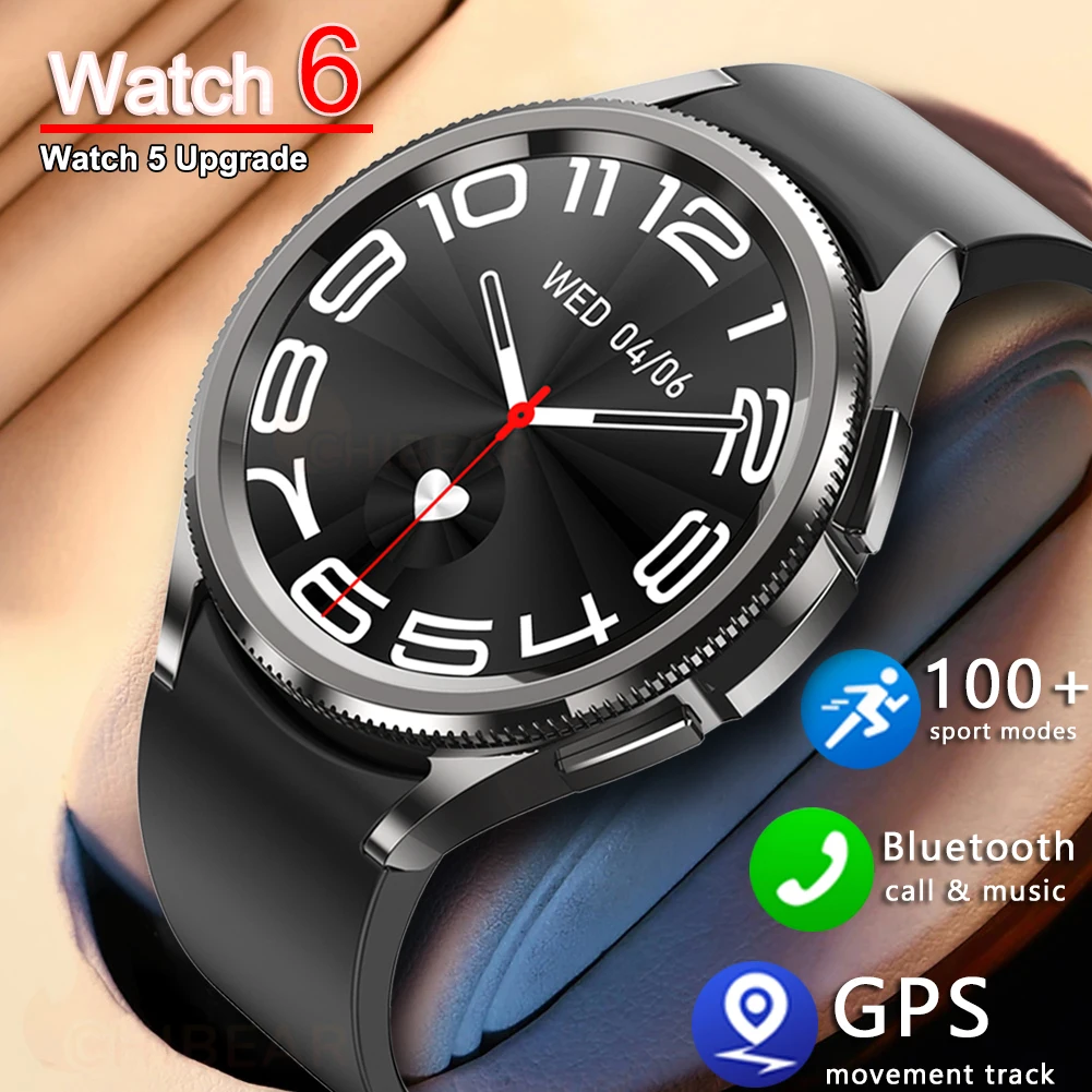 Für huawei xiaomi gps sport smartwatch männer 1,43 zoll amoled hd bildschirm gps fitness tracker wasserdicht bluetooth call smart watch