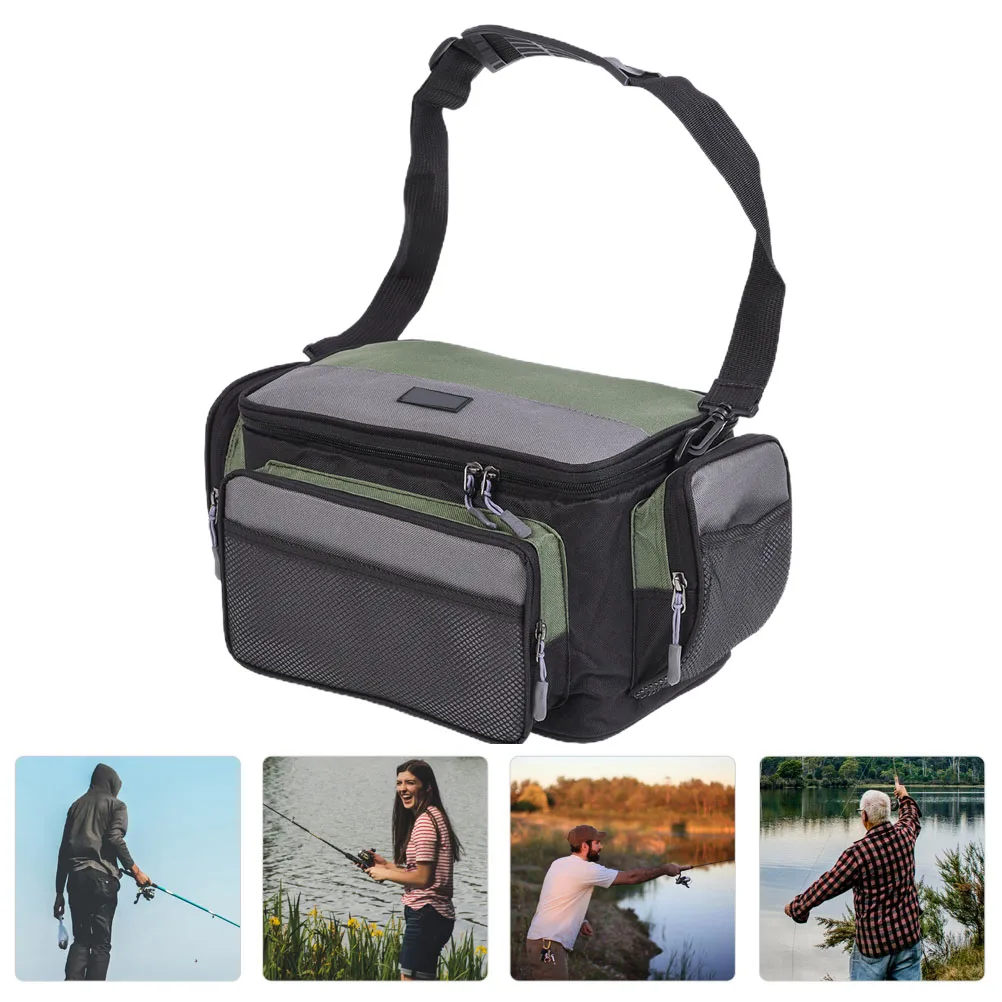 

Fishing Gear Storage Bag Backpack Tool Pouch Tackle Angling Case Pocket Reel Oxford Cloth Tools Organizer Sling Fabric