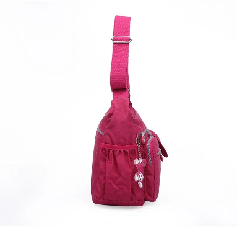 A4 Size Lightweight Messenger Bag, Waterproof Crossbody Shoulder Purse, Large Capacity Unisex Bag for Men & Women