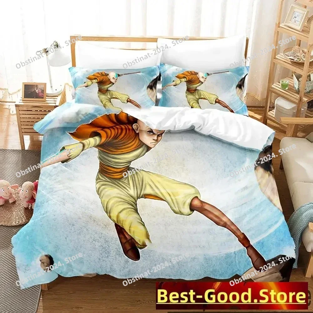 

3D Avatar The Last Airbender Bedding Set Printed Comforter Quilt Bed Cover Duvet Cover Pillow Case 3 Pieces Sets Kids Adult Size