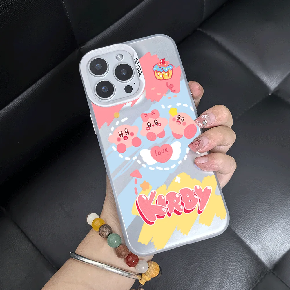 Kawaii Cute K-Kirbys  Phone Case for Xiaomi Redmi 14C 13C 12C 13 12 10 A1 A2 A3 9T 9A K60 K40 4G 5G Anti Fall Matte Back Cover