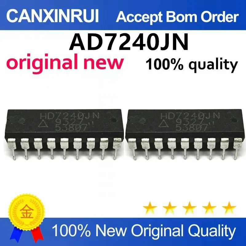 (5pcs-100pcs)Brand new original AD7240KN 12 bit digital to analog converter IC imported dual row straight pin DIP