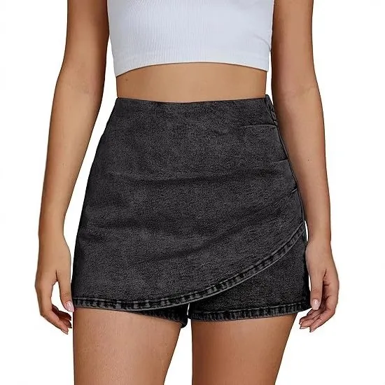 Patchwork High Waist Set with Commuter Chic Elegant Women Sets Daily Spring Medium Stretch Capri Pants Pleated Midi Culottes - view 2