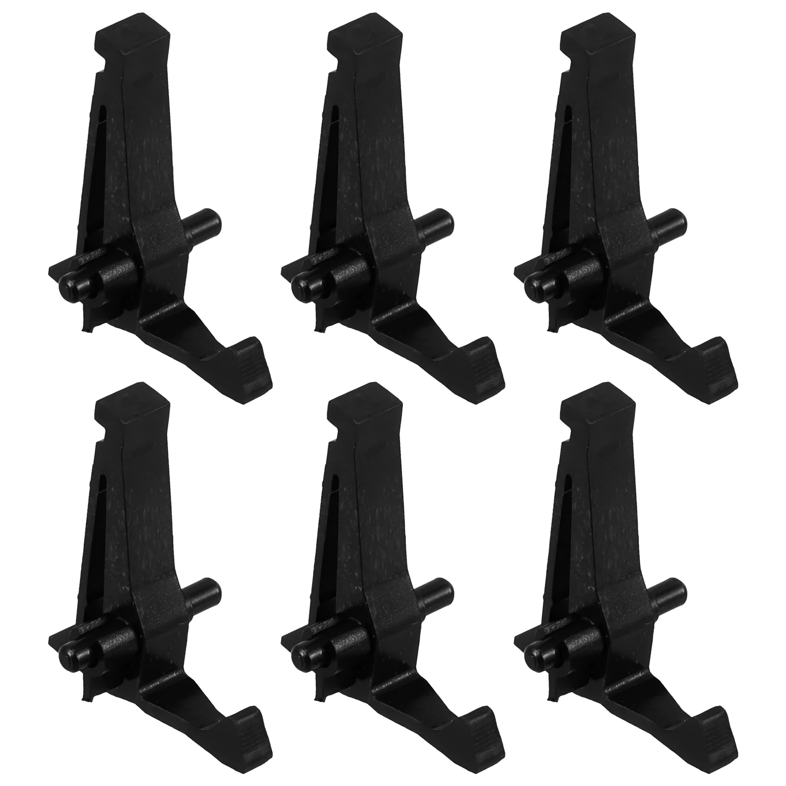 

6pcs Muting Safety Switch for Recorder Cassette Player Anti-mistake Plastic Parts Accessories Black Recording Supplies