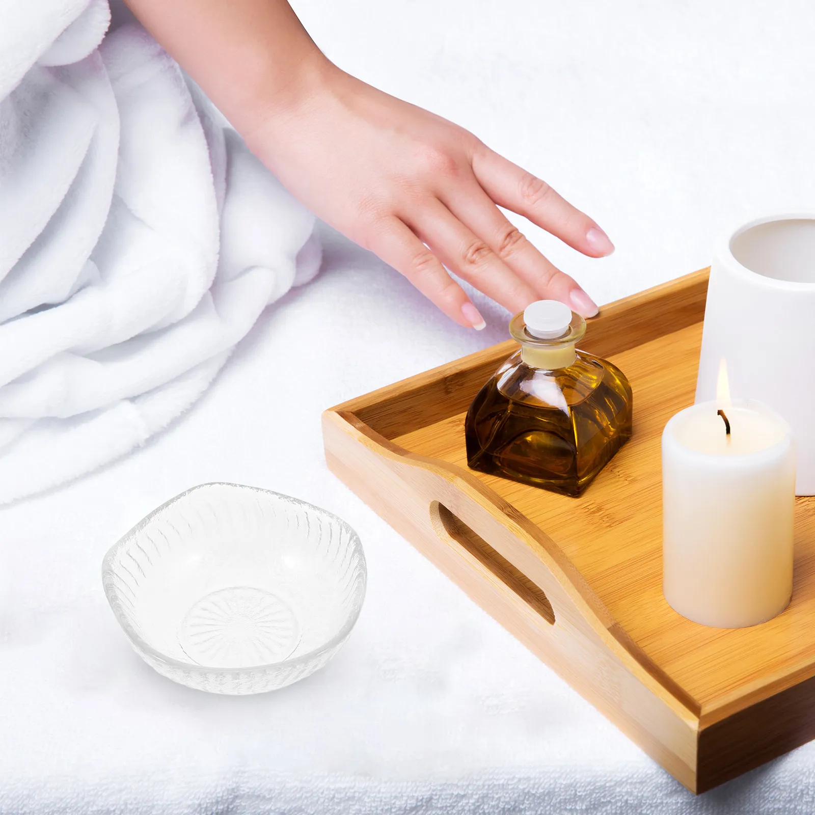 Glass Face Mask Mixing Bowl Essential Oil Mixing Dish Spa Facial Bowls Esthetician Supplies Beauty Salon Tools view 4