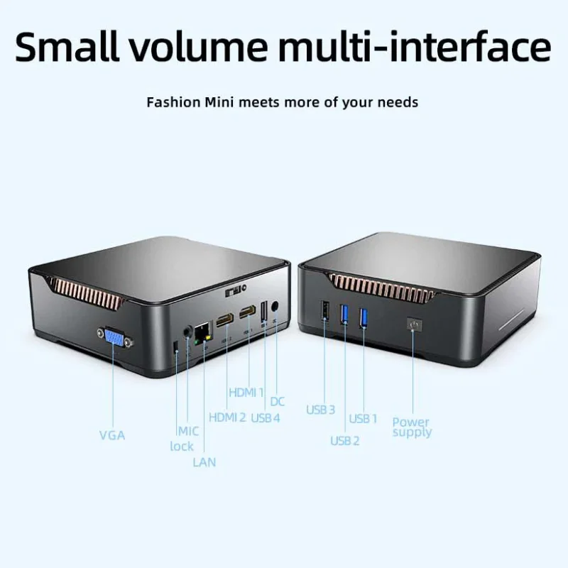 GK3 PRO Intel N100 Quad Core Mini PC Windows 11 pro intel UHD กราฟิก DDR4 32G 1TB SSD WIFI5 BT4.2 สะดวกและอเนกประสงค์ PC