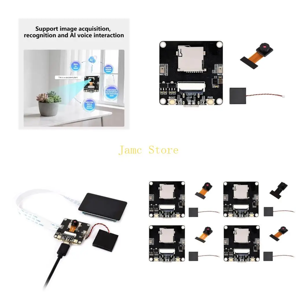 

LX0B Wireless IoTs Camera Development Module With Chip And Microphones Array For Voice Controls Applications